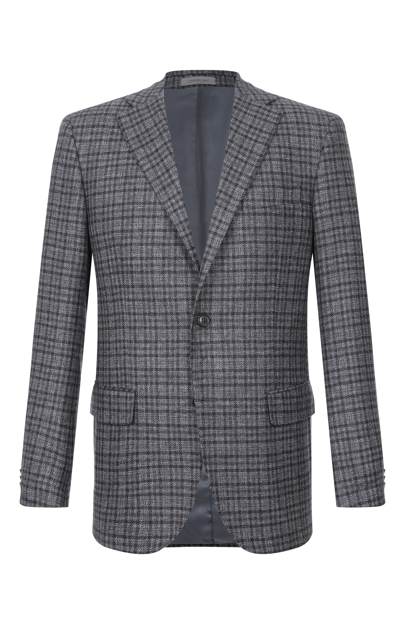 Шерстяной пиджак CORNELIANI темно-синего цвета по цене 127500 руб., арт. 286008/2A16226, фото 1 Шерстяной пиджак CORNELIANI, арт. 286008/2A16226, фото 1