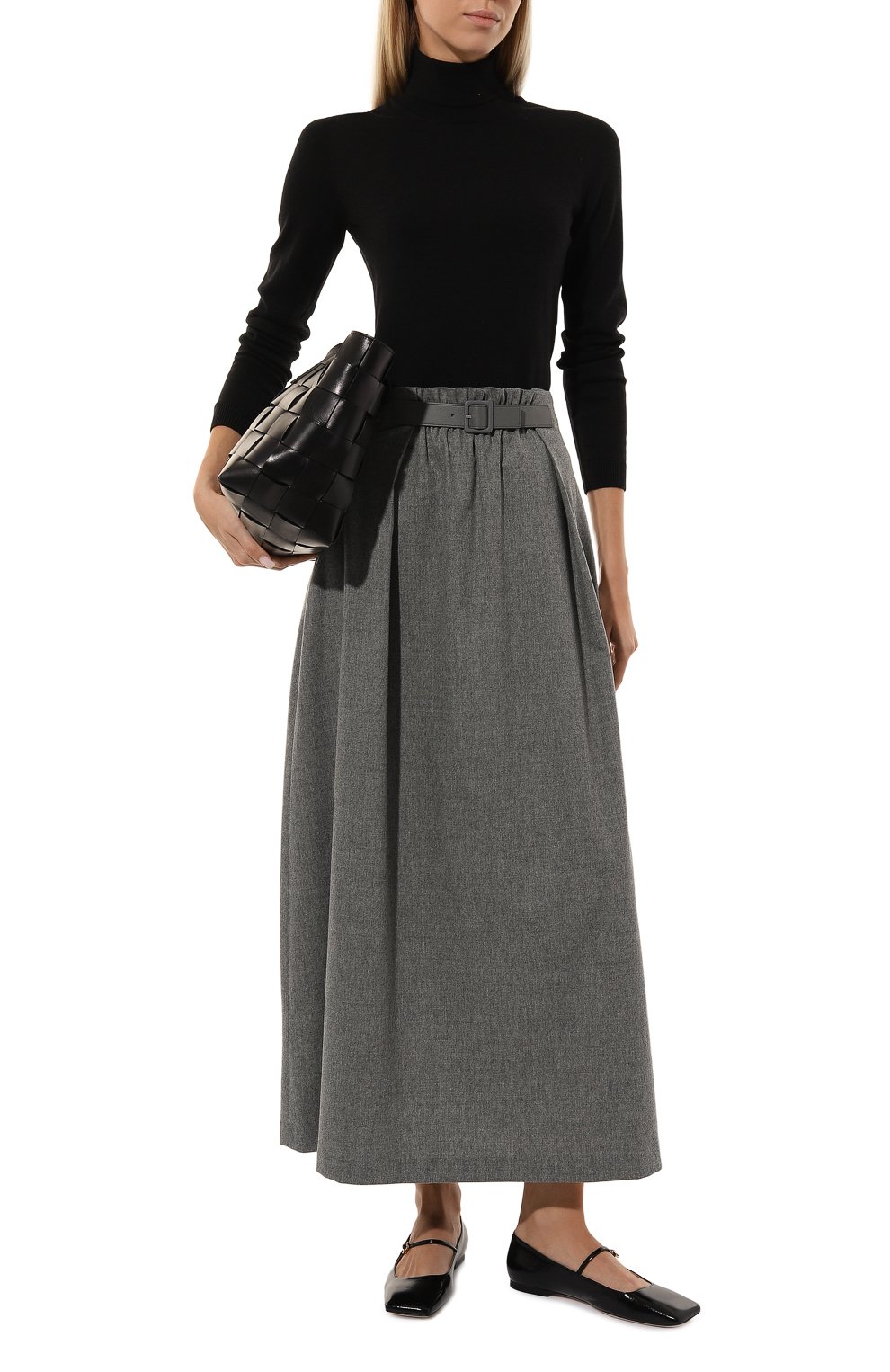 Юбка из шерсти и кашемира EMPORIO ARMANI, арт. EW000289/TE10537, фото 2