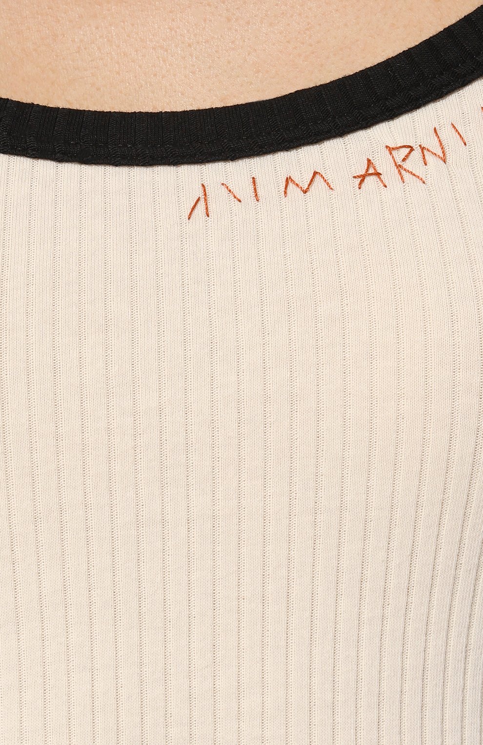 Хлопковая майка MARNI, арт. THJE0322QS/UTC404, фото 5