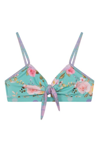 Комплект из трех предметов OLGA VALENTINE бирюзового цвета по цене 14850 руб., арт. 172/12A-16A, фото 4 Комплект из трех предметов OLGA VALENTINE, арт. 172/12A-16A, фото 4