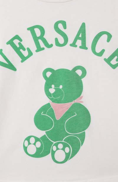 Хлопковая футболка VERSACE, арт. 1018183/1A13082, фото 3