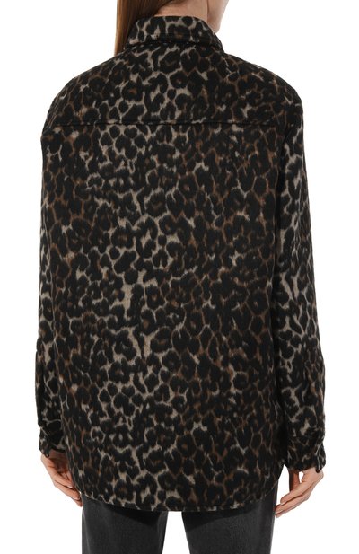Рубашка ALINE леопардового цвета по цене 23500 руб., арт. AL071003, фото 4 Рубашка ALINE, арт. AL071003, фото 4