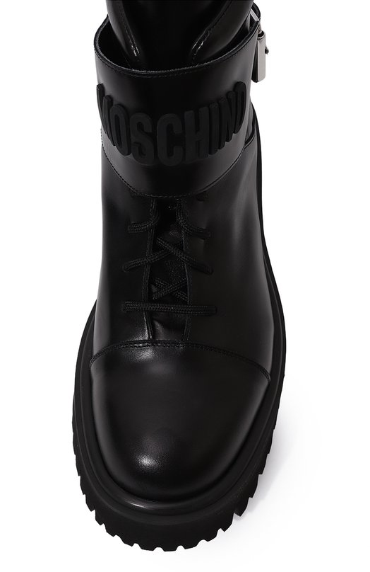 фото Кожаные ботинки moschino