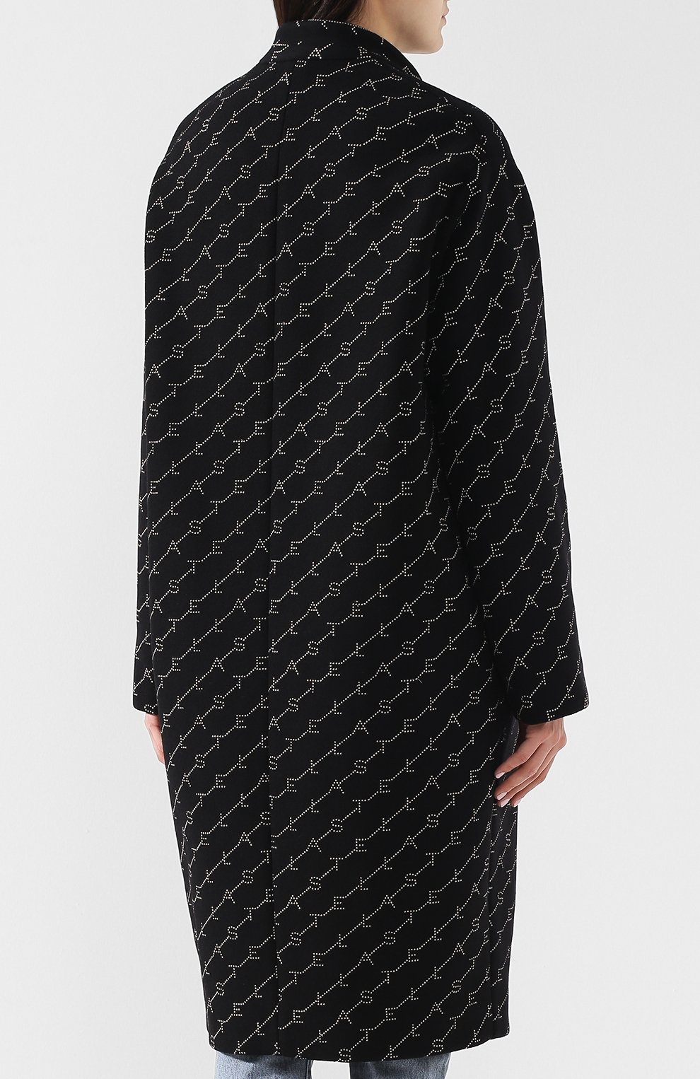 Шерстяное пальто STELLA MCCARTNEY черного цвета по цене 176500 руб., арт. 549674/SMB11, фото 4 Шерстяное пальто STELLA MCCARTNEY, арт. 549674/SMB11, фото 4