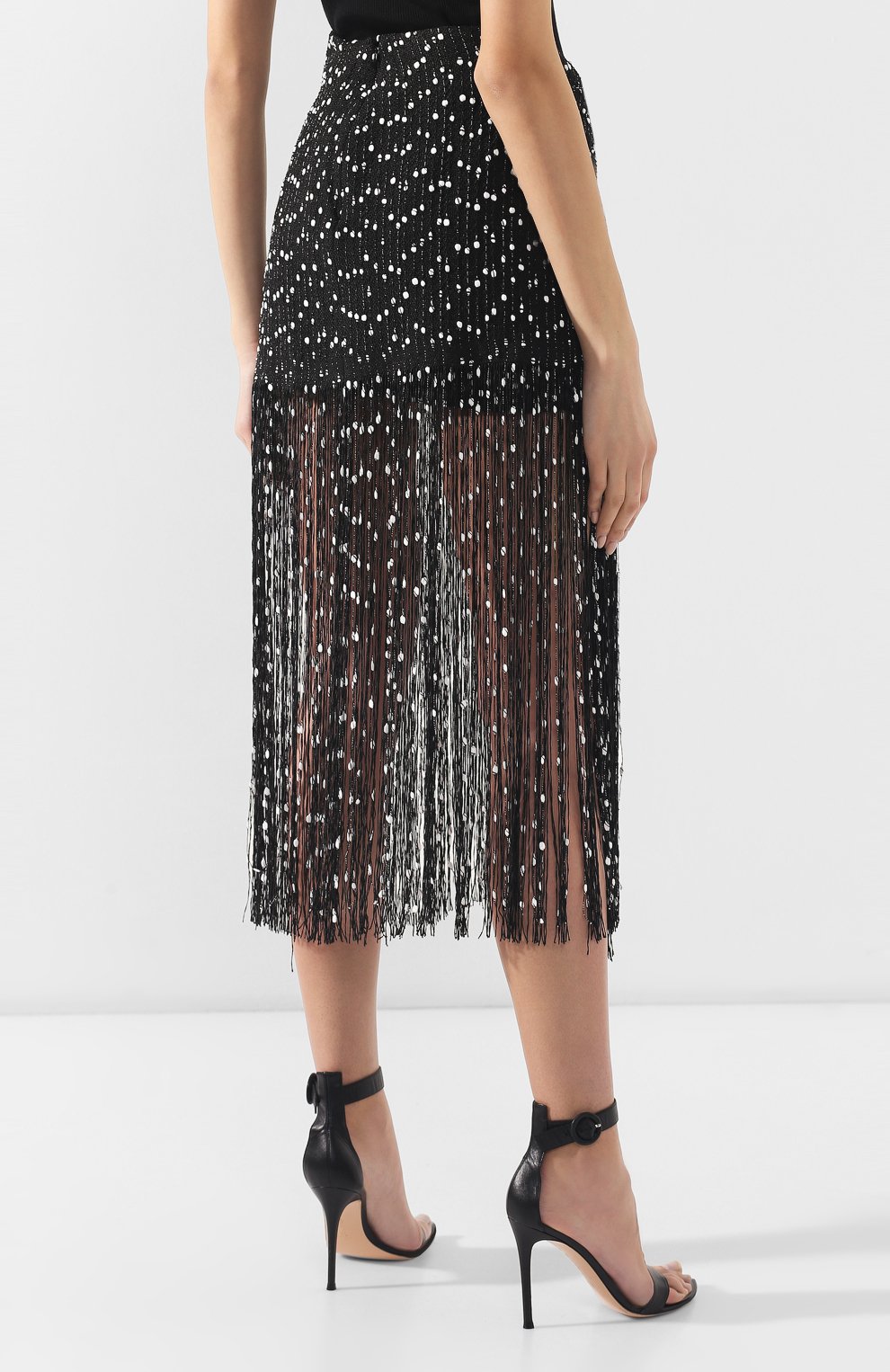 Юбка с бахромой JACQUEMUS, арт. 191SK06/14994, фото 4