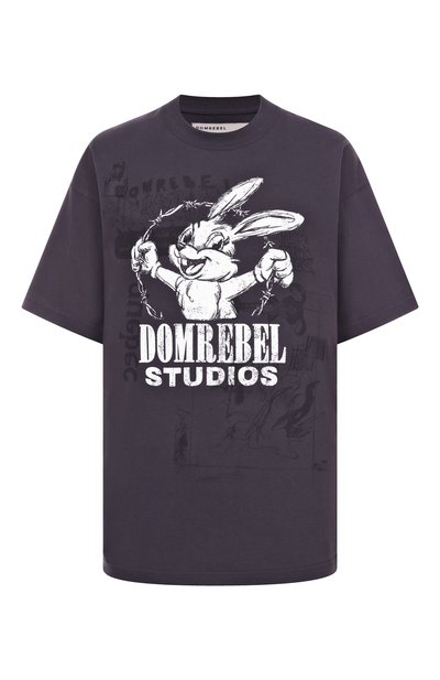 Женская хлопковая футболка DOMREBEL, арт. BUNWIRE T-SHIRT