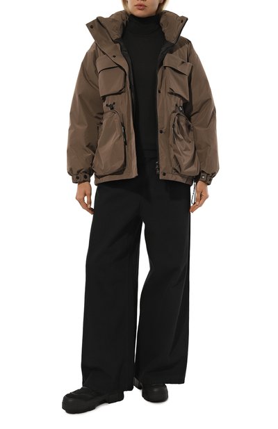 Пуховик AFTER LABEL коричневого цвета по цене 73650 руб., арт. MINT0/P048, фото 2 Пуховик AFTER LABEL, арт. MINT0/P048, фото 2