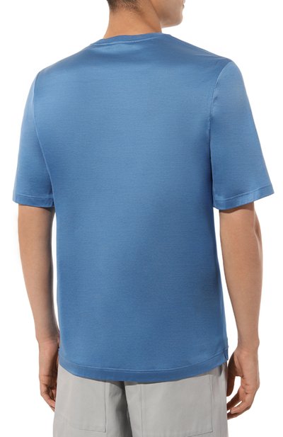 Хлопковая футболка ZILLI, арт. TSR02AM0110VZLF14M, фото 4