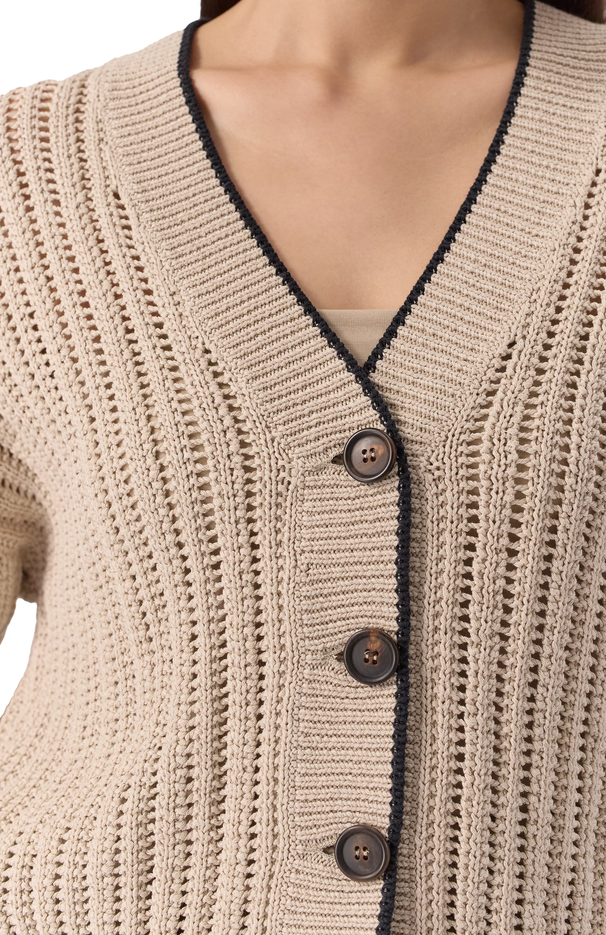 Хлопковый кардиган BRUNELLO CUCINELLI, арт. MSB582016, фото 5