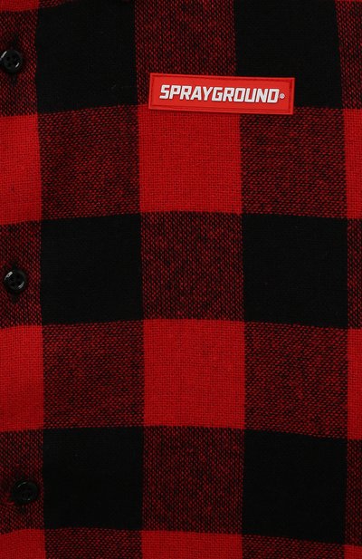 Хлопковая рубашка SPRAYGROUND, арт. SPY970RED, фото 3