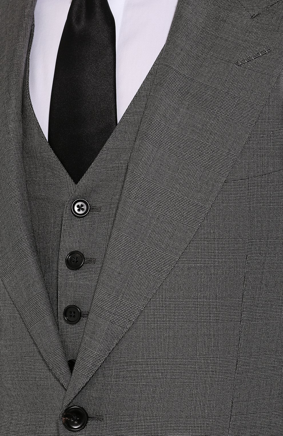 Костюм-тройка из смеси шерсти и шелка TOM FORD, арт. 644R19/31AL43, фото 8