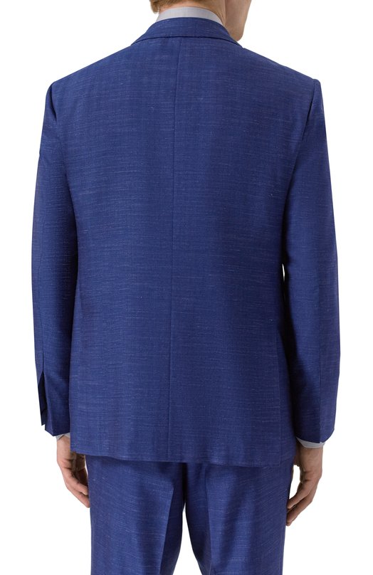Пиджак из кашемира и шелка Kiton UA81K0600E13_1 Синий  UA81K0600E13_1 Фото 6