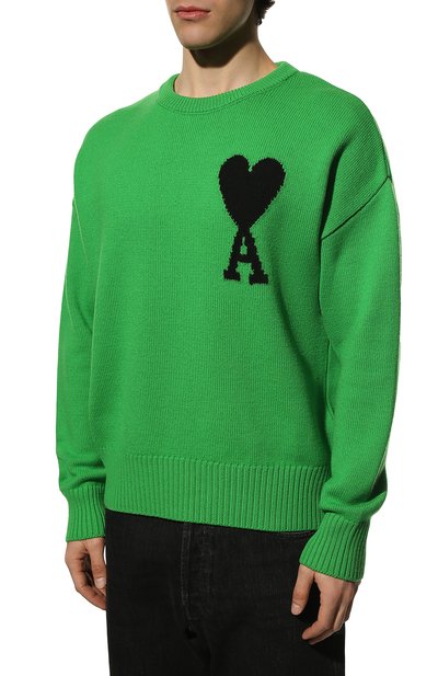 Шерстяной свитер AMI, арт. UKS002.018, фото 3