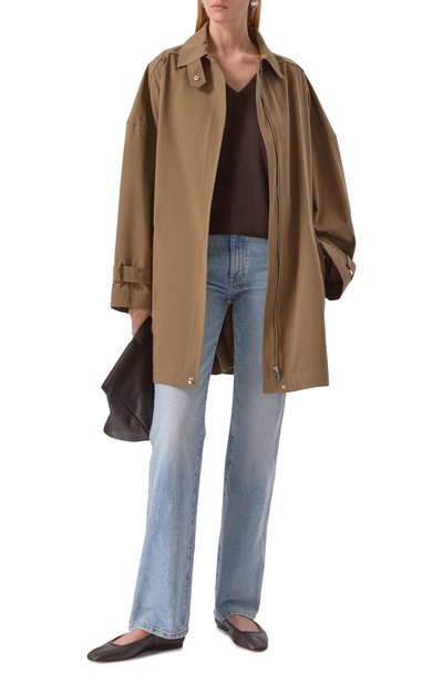 Хлопковый плащ TOTEME, арт. 253-WR00220-FB0490, фото 2