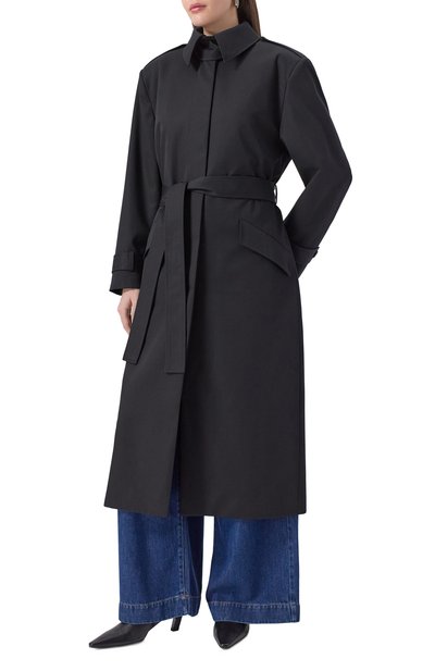 Шерстяной плащ BOSS, арт. 50543198, фото 3