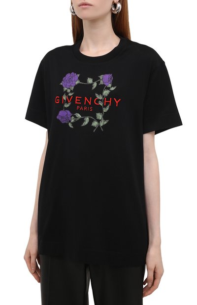 Хлопковая футболка GIVENCHY, арт. BW707Z3Z75, фото 3