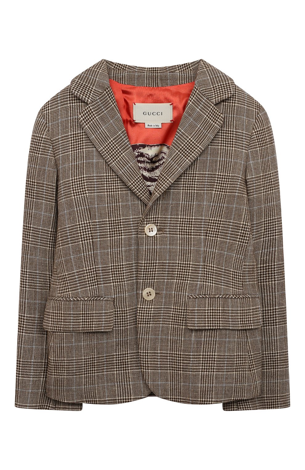 Пиджак из шерсти и льна GUCCI, арт. 599473 XWAGI, фото 1
