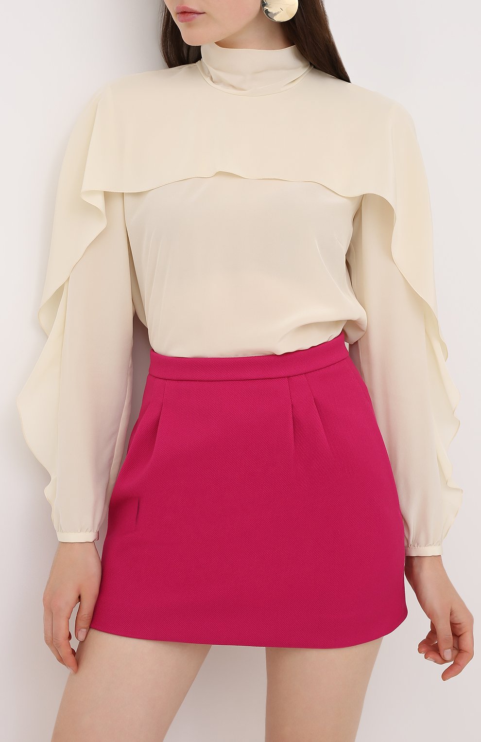 Шелковая блузка REDVALENTINO, арт. UR3ABB20/23H, фото 3