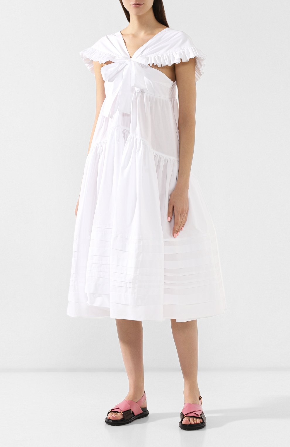 Хлопковое платье CECILIE BAHNSEN, арт. SS19-0012, фото 3