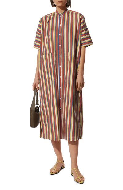 Хлопковое платье JIL SANDER, арт. JPPU500005-WU244710, фото 2