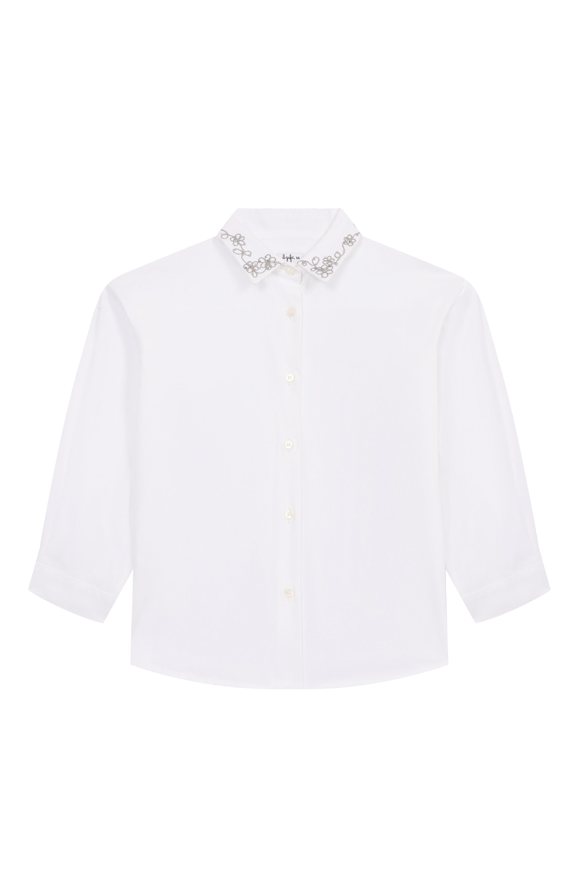 Хлопковая рубашка IL GUFO, арт. A25GCL0016C0066/5-8, фото 1