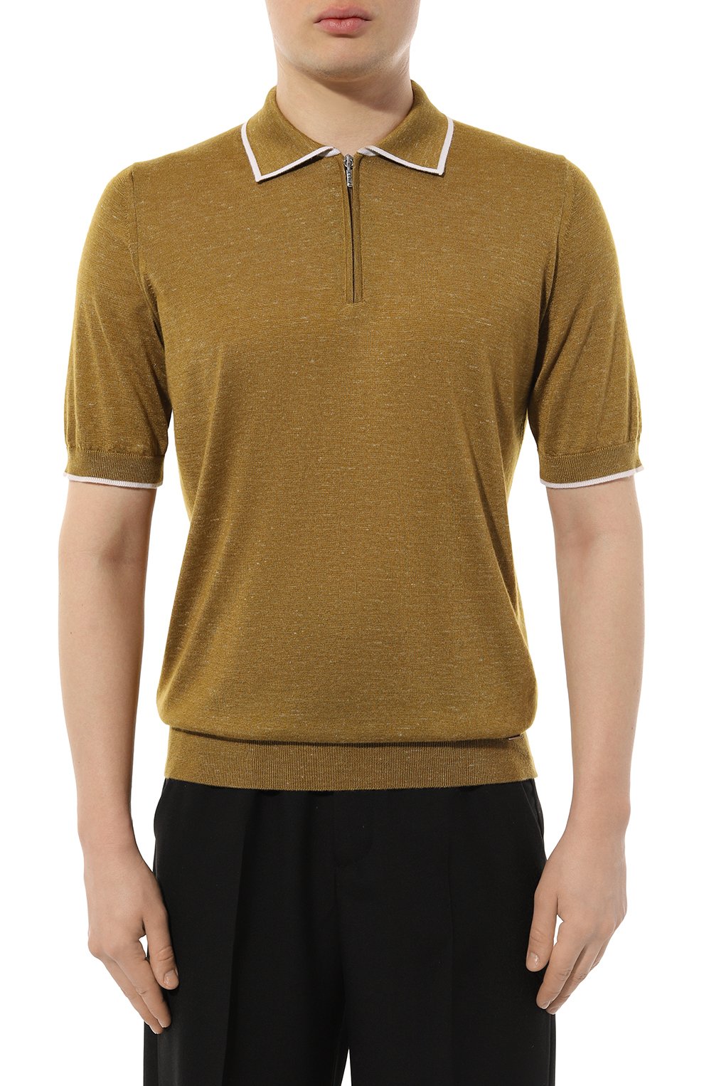 Поло из шерсти и шелка ZILLI, арт. KZP002M0345VHEM00, фото 3
