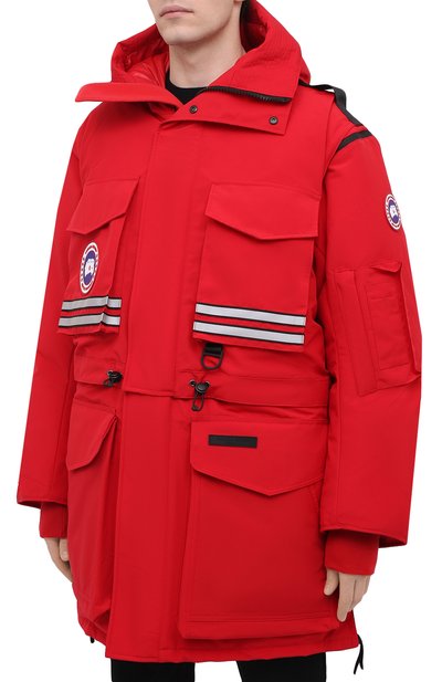 Пуховая парка snow mantra CANADA GOOSE красного цвета по цене 199500 руб., арт. 8800MC, фото 3 Пуховая парка snow mantra CANADA GOOSE, арт. 8800MC, фото 3