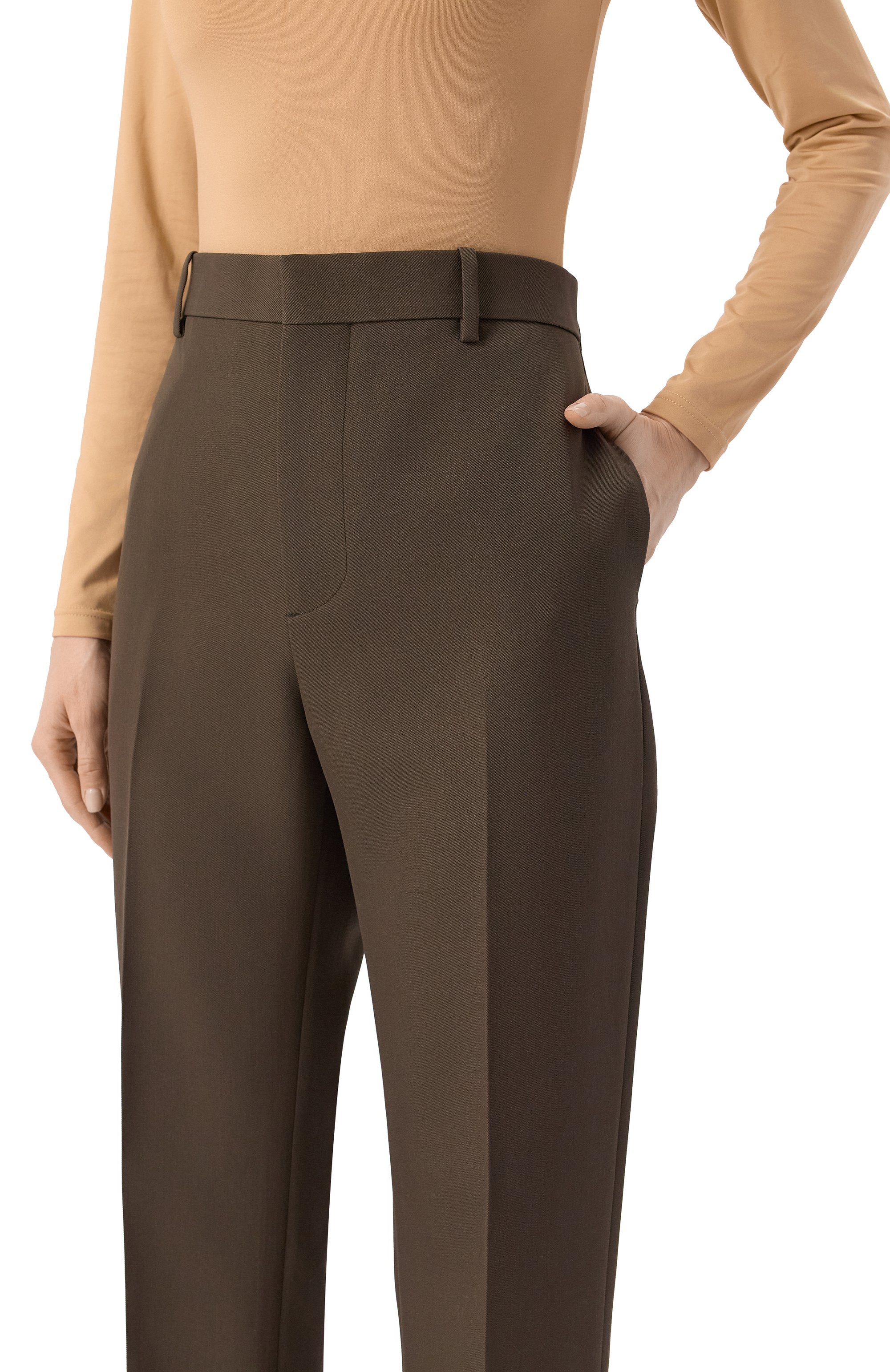 Шерстяные брюки BOTTEGA VENETA, арт. 810488 V3PH0, фото 5