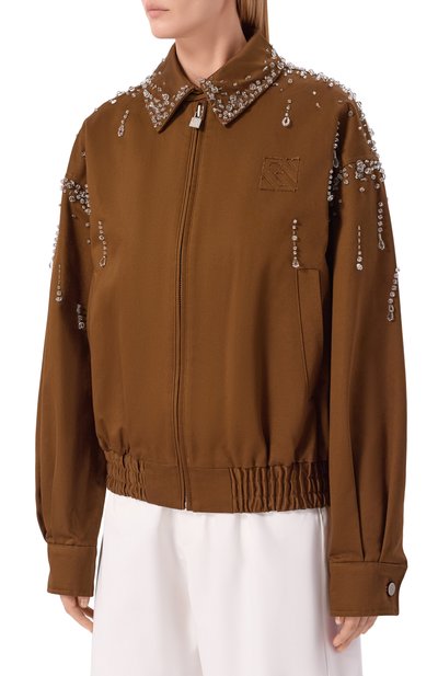 Хлопковый бомбер GIUSEPPE DI MORABITO, арт. 06PSB0365R 16310, фото 3