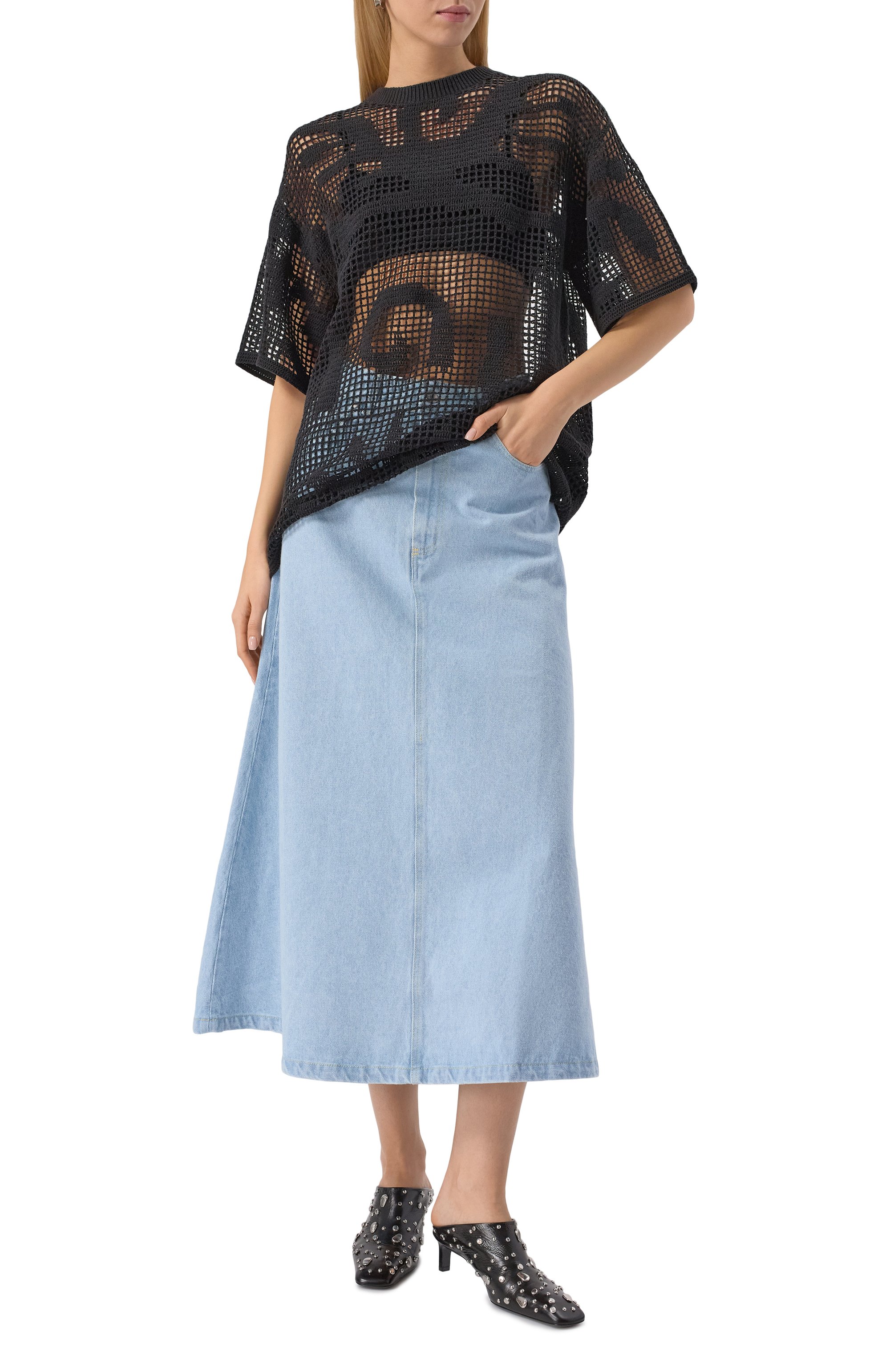 Джинсовая юбка NANUSHKA, арт. NW25SSSK24152, фото 2