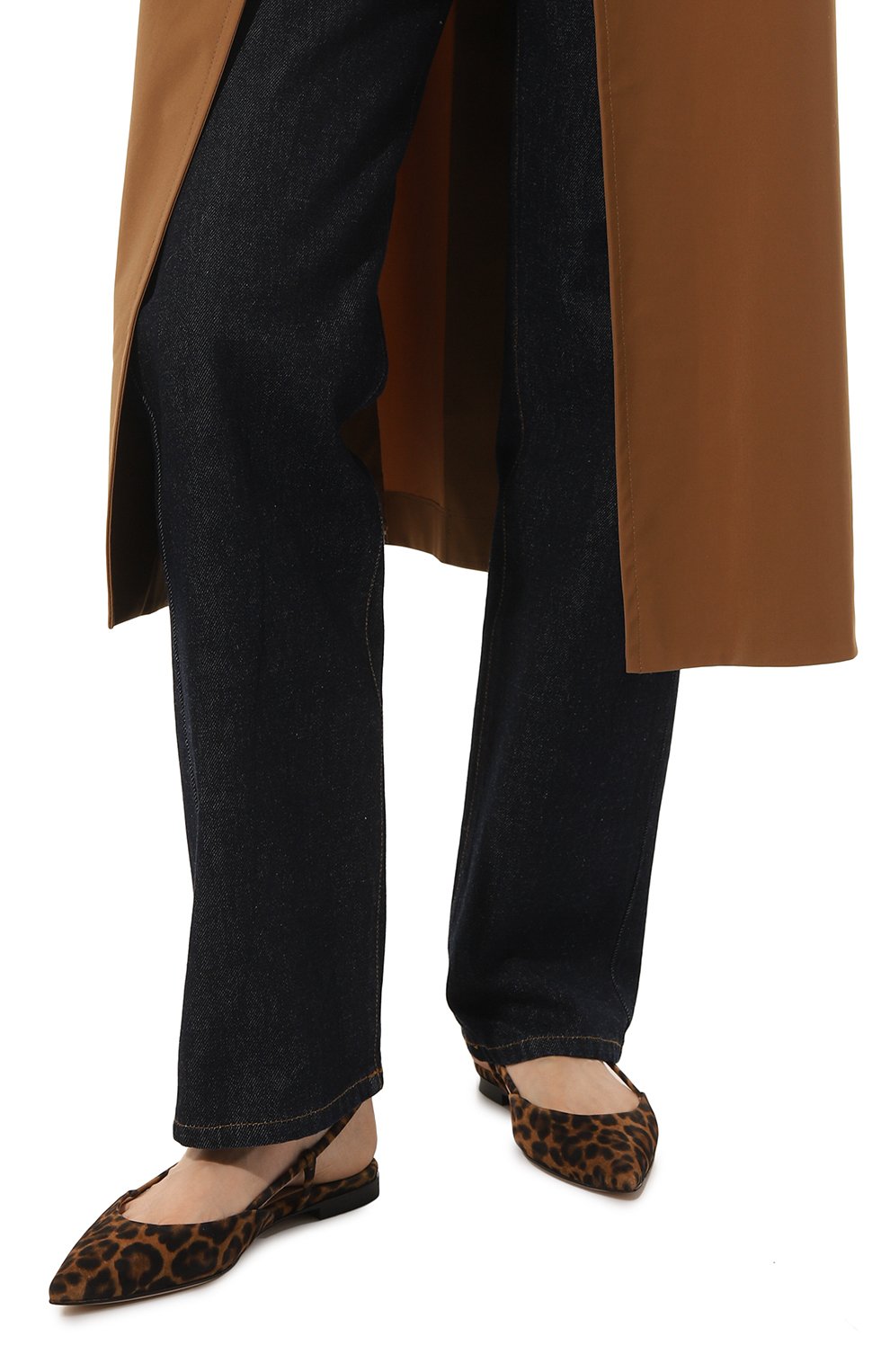 Замшевые балетки ascent GIANVITO ROSSI, арт. G95352.05CU0.CMDALLP, фото 3