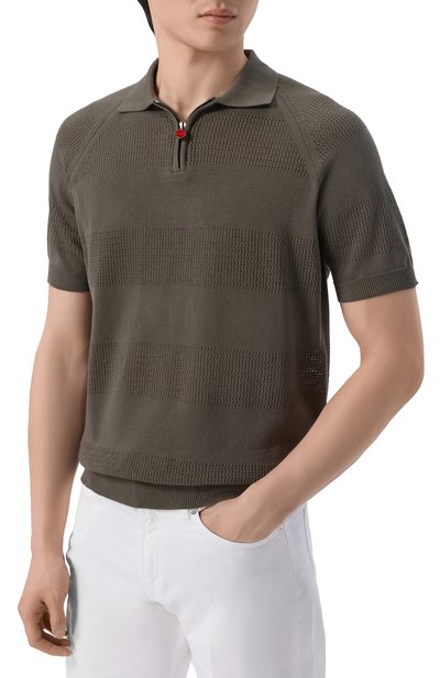 Хлопковое поло KITON, арт. UMK0908, фото 3