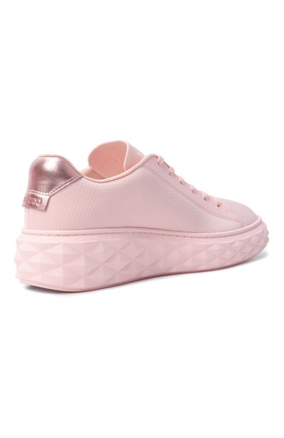 Текстильные кеды diamond light maxi JIMMY CHOO, арт. DIAM0ND LIGHT MAXI/F/MYU, фото 5