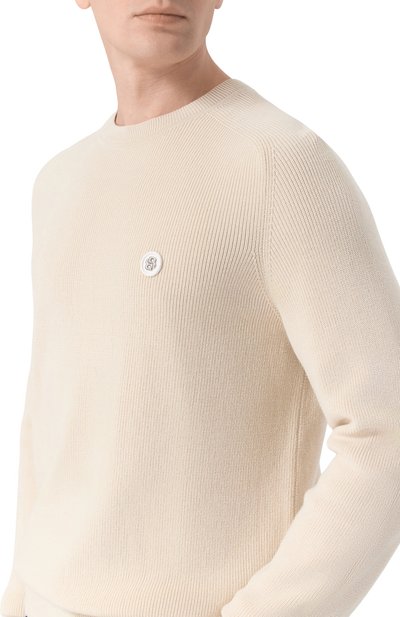 Хлопковый джемпер BOSS, арт. 50555124, фото 5