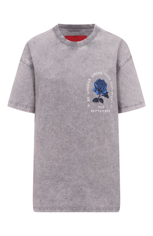 Хлопковая футболка Red September 825.01.TSS21.04 Серый 825.01.TSS21.04