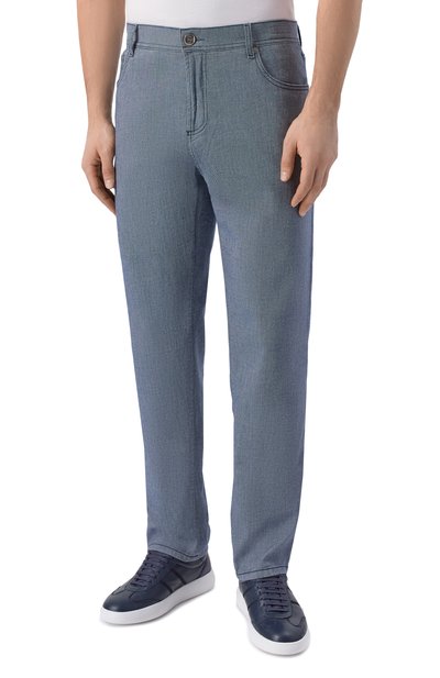 Джинсы roma RICHARD J. BROWN синего цвета по цене 51500 руб., арт. R0MA RZ/T23, фото 3 Джинсы roma RICHARD J. BROWN, арт. R0MA RZ/T23, фото 3