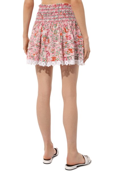 Хлопковая юбка POUPETTE ST BARTH, арт. WGLH24U0SYP, фото 4