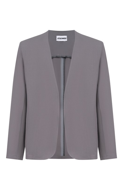 Шерстяной пиджак Attachment AG61-036 Серый AG61-036