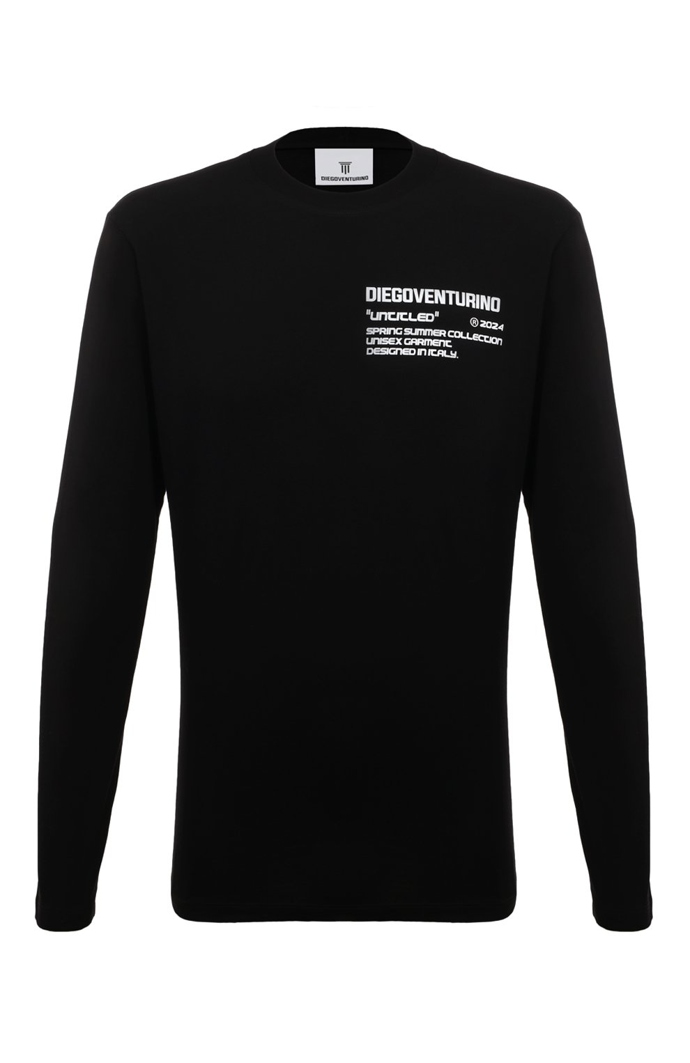 Хлопковый лонгслив DIEGO VENTURINO, арт. D3S4TS-MLBASIC2, фото 1