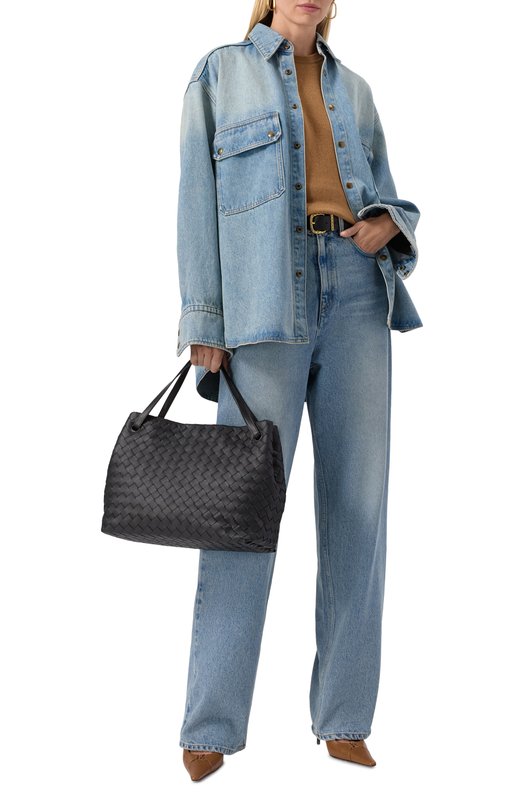 Сумка-тоут Intrecciato Bottega Veneta 600510/V3UH3 Чёрный  600510/V3UH3 Фото 7