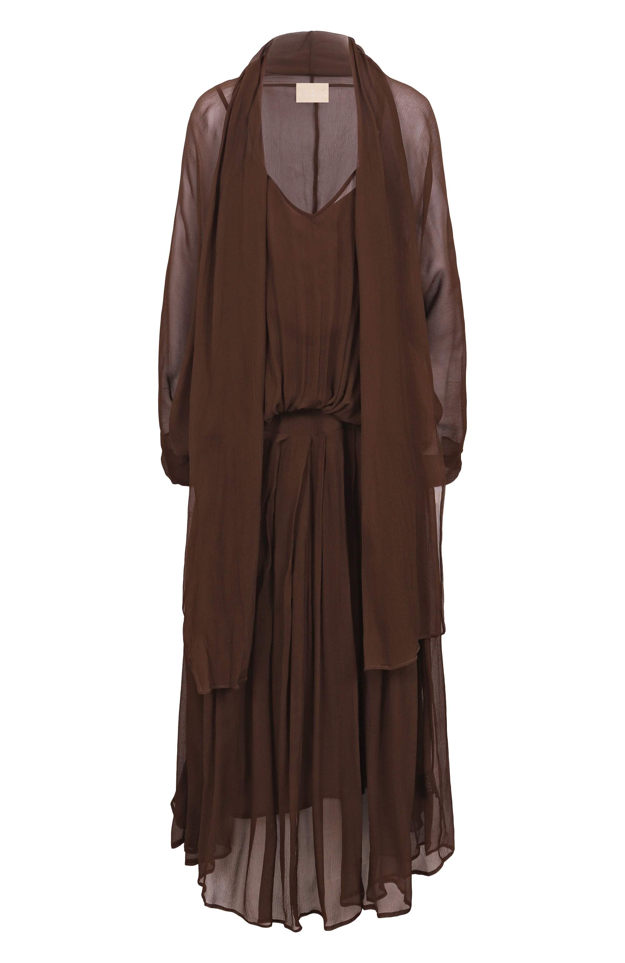 Шелковое платье ALBUS LUMEN, арт. AL.RT25.001.DRESS, фото 1