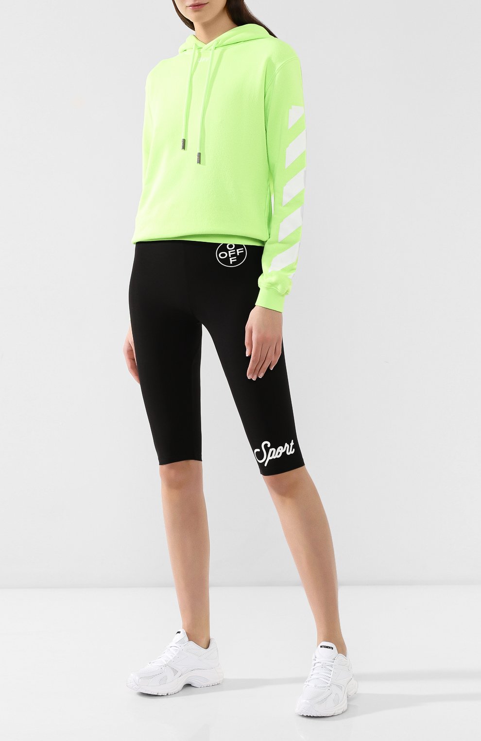 Хлопковое худи OFF-WHITE желтого цвета по цене 38500 руб., арт. 0WBB032S19D970836262, фото 2 Хлопковое худи OFF-WHITE, арт. 0WBB032S19D970836262, фото 2