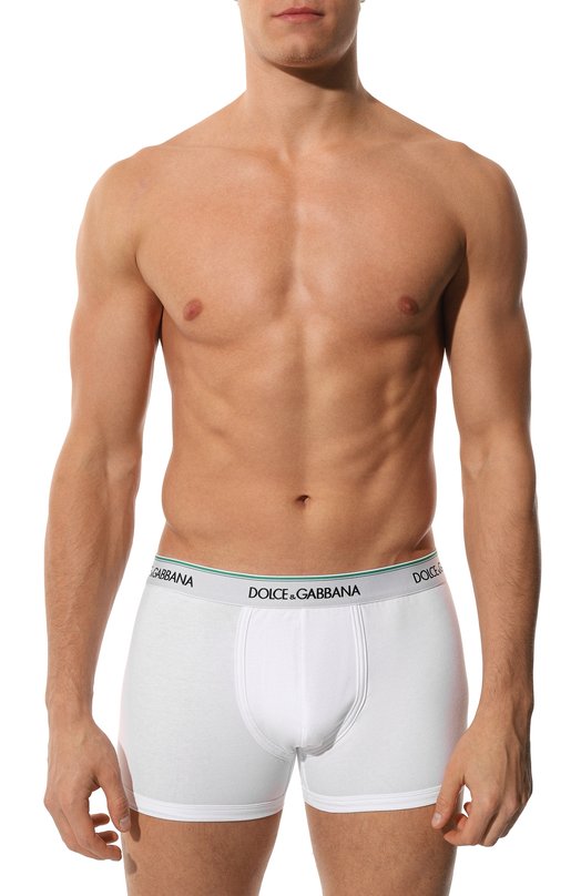 Комплект из двух боксеров Dolce & Gabbana M9D62J/0UAIG Зелёный  M9D62J/0UAIG Фото 2