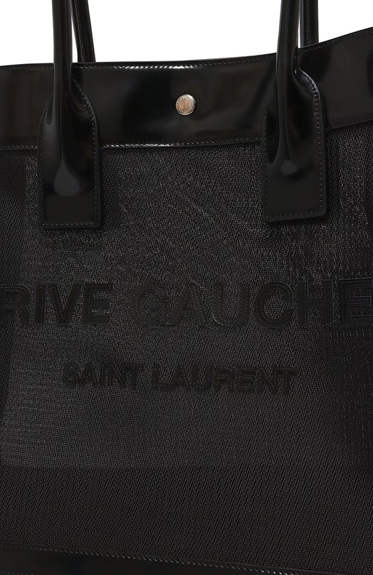 Сумка-тоут Rive Gauche small Saint Laurent 743153/FABXI Чёрный  743153/FABXI Фото 3