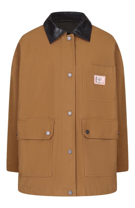 Хлопковая куртка Weekend Max Mara B0ZEN Бежевый B0ZEN