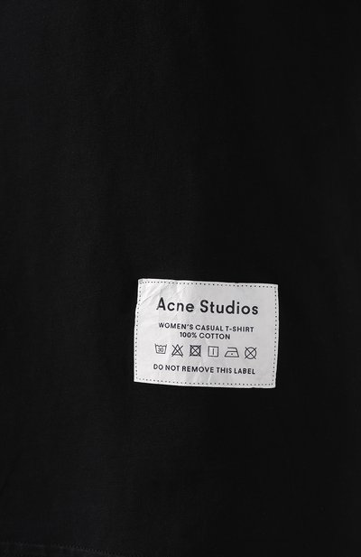 Хлопковая футболка ACNE STUDIOS, арт. AL0052, фото 5