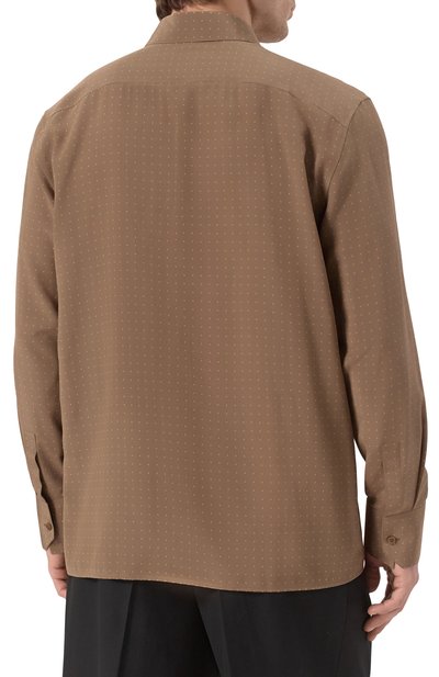 Шелковая рубашка SAINT LAURENT, арт. 819096/Y2L98, фото 4