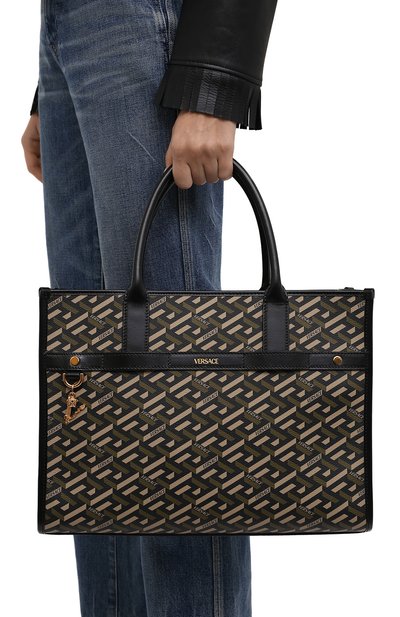 Сумка-тоут monogram VERSACE, арт. 1001855/1A01444, фото 4