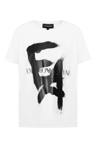 Женская хлопковая футболка EMPORIO ARMANI, арт. 6G2T7E/2J06Z