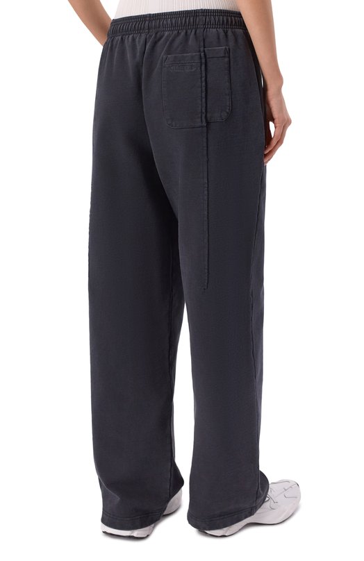 Хлопковые брюки VETEMENTS ME76SP204B/1302 M0LLET0N Серый  ME76SP204B/1302 M0LLET0N Фото 4